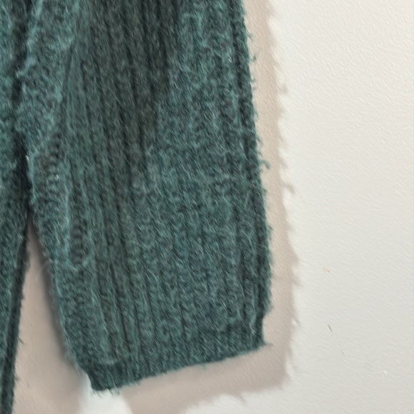 SO Sweater Green Tunic Length Ribbed Quarter Zip w/ Collar Size L NWT - Picture 5 of 14